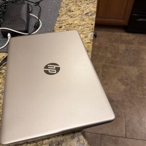HP Sleek Silver Laptop